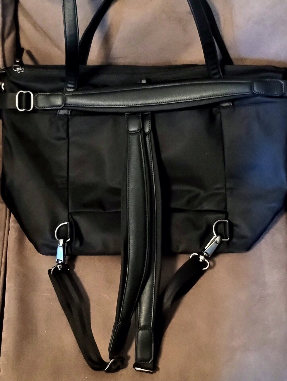 Nomad Lane Origami Tote V2 Travel Bag Black | Like New | Laptop Carry-On - Picture 6 of 8